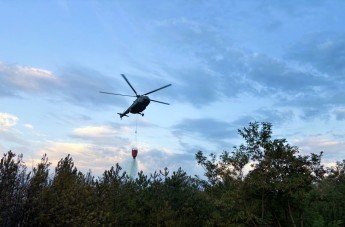 Пожарът край град Харманли